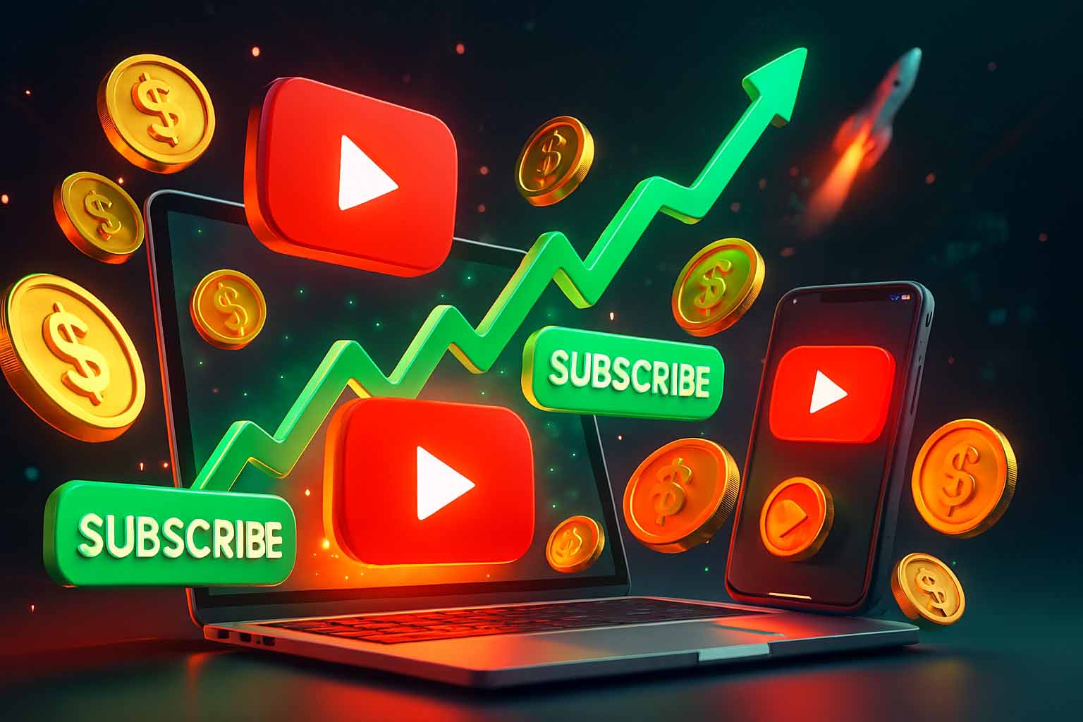 مانیتایز و سئو یوتیوب 🚀 راز رسیدن به درآمد دلاری در یک ماه