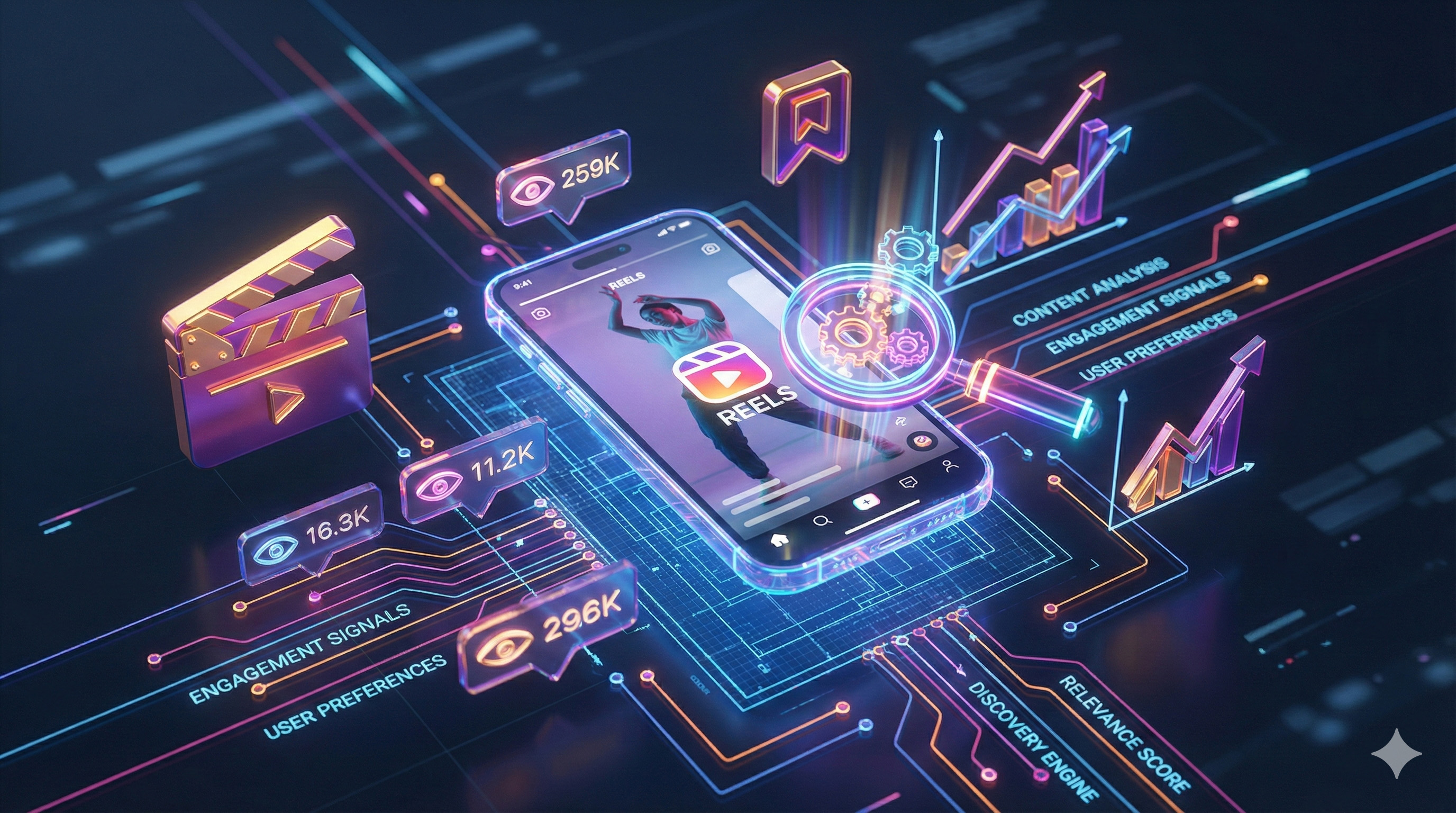 تصویر مقاله آموزش الگوریتم ریلز اینستاگرام 🚀 راز وایرال شدن در ۲۴ ساعت